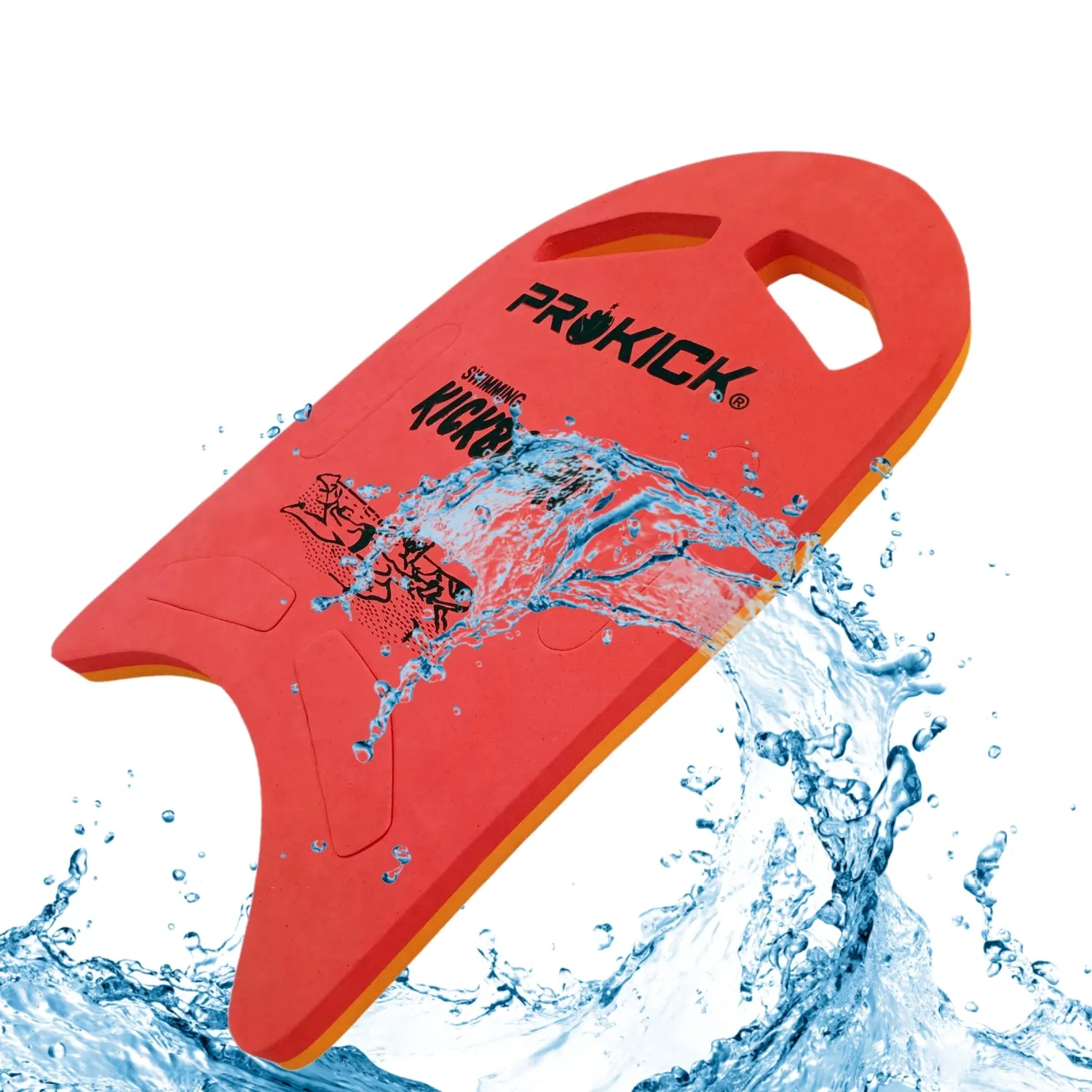 Prokick Unisex Adult Swimming Kickboard - Safe Training Aid Float Hand Board of Foam - Asorted Color