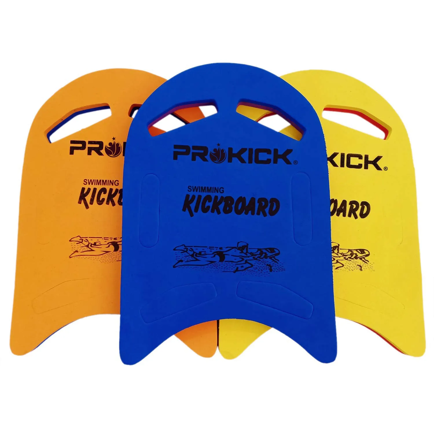 Prokick Unisex Adult Swimming Kickboard - Safe Training Aid Float Hand Board of Foam - Asorted Color