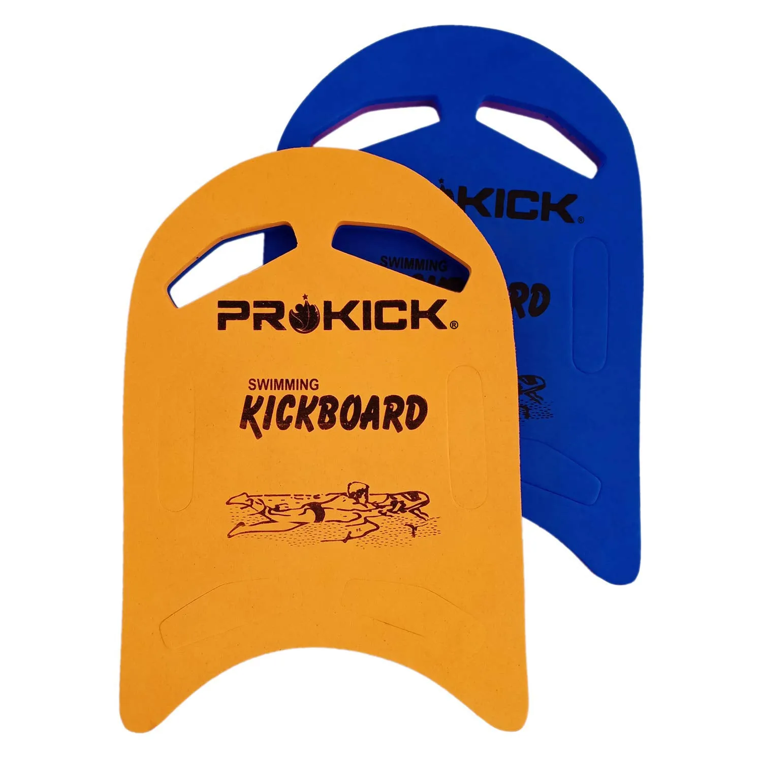 Prokick Unisex Adult Swimming Kickboard - Safe Training Aid Float Hand Board of Foam - Asorted Color