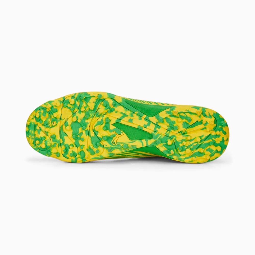 Puma Cricket Shoes, 22-FH-Rubber - Yellow/Green