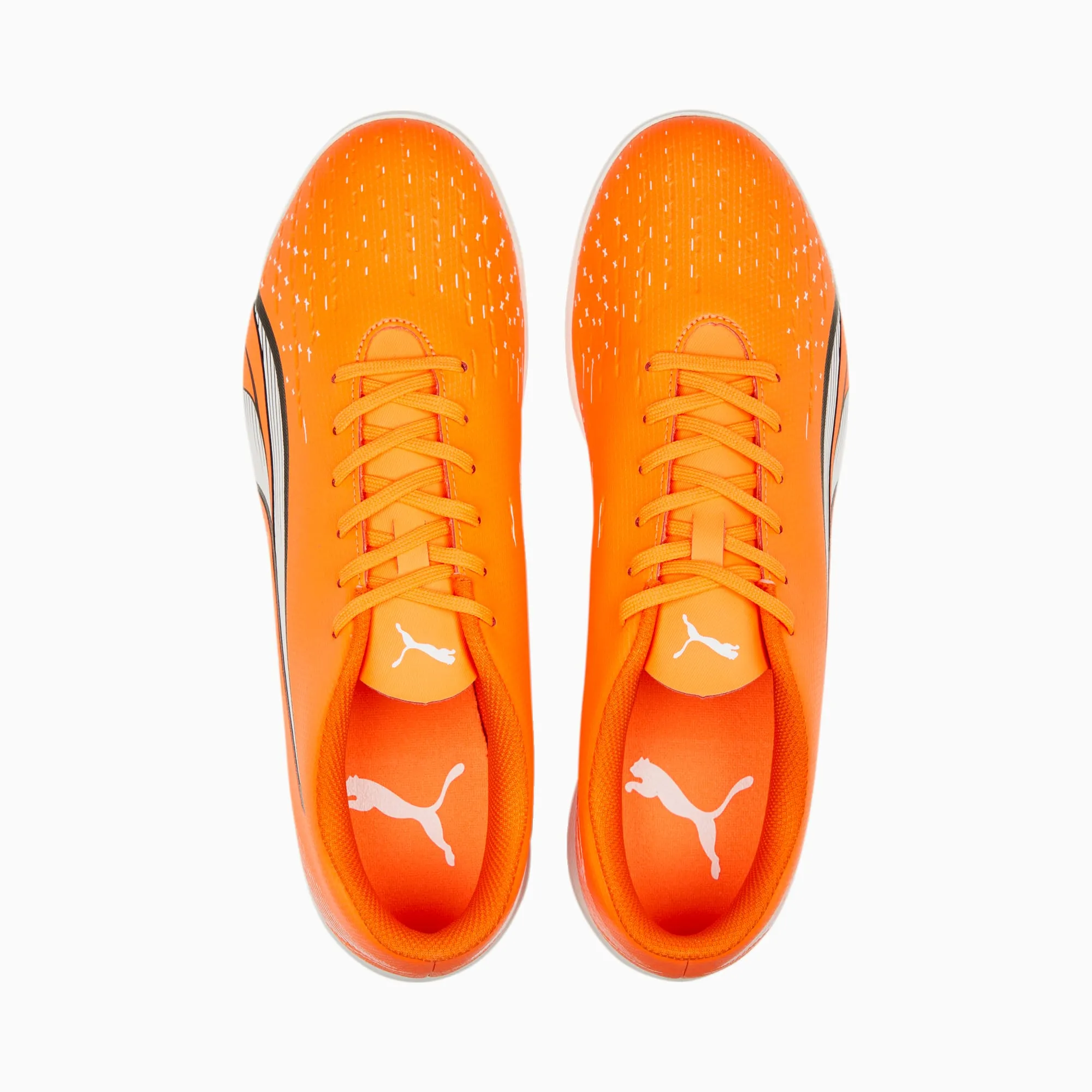 Puma Ultra Play Turf Soccer Shoes 107226 01  ULTRA ORANGE-PUMA WHITE-BLUE GLIMMER