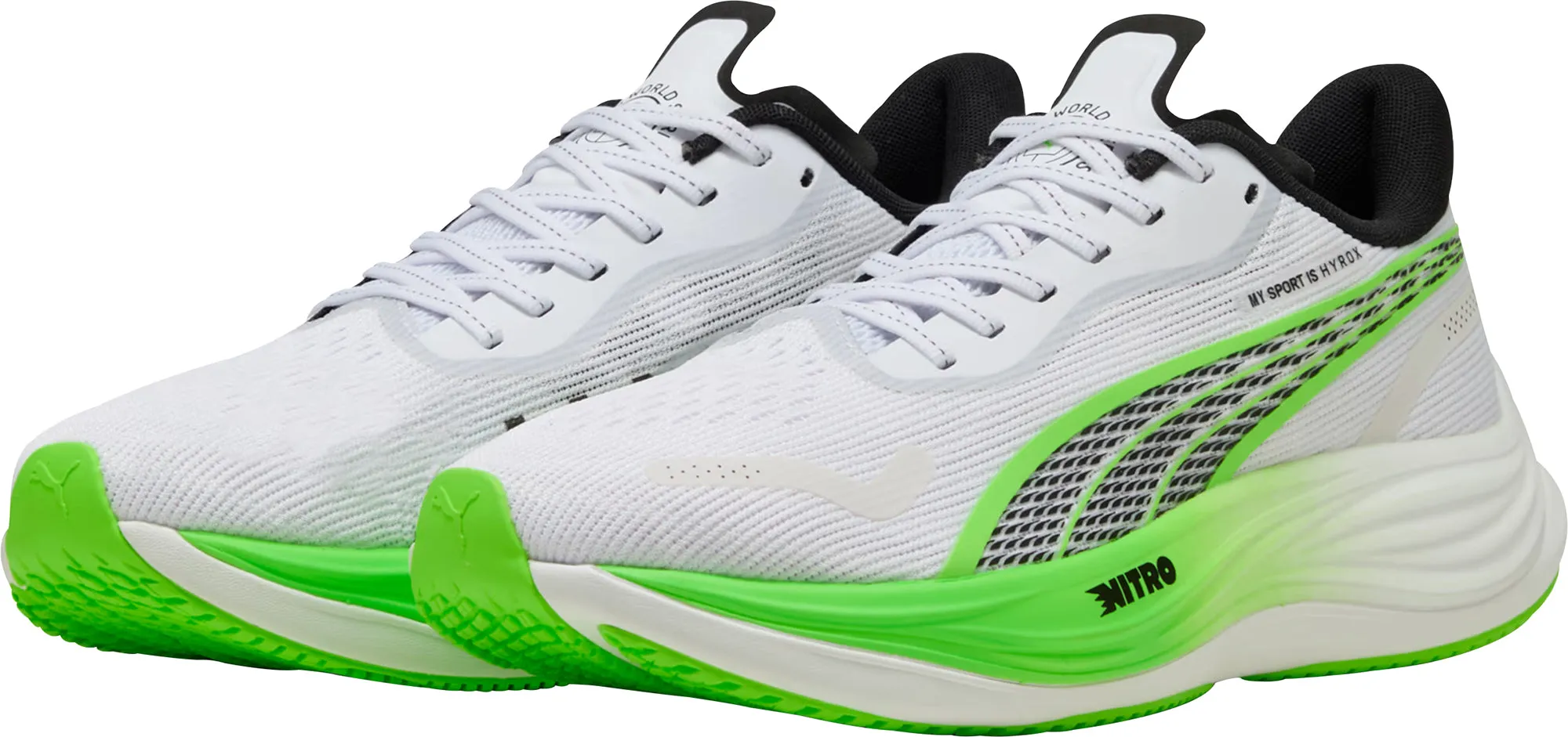 Puma Velocity Nitro 3 HYROX Mens Running Shoes - White