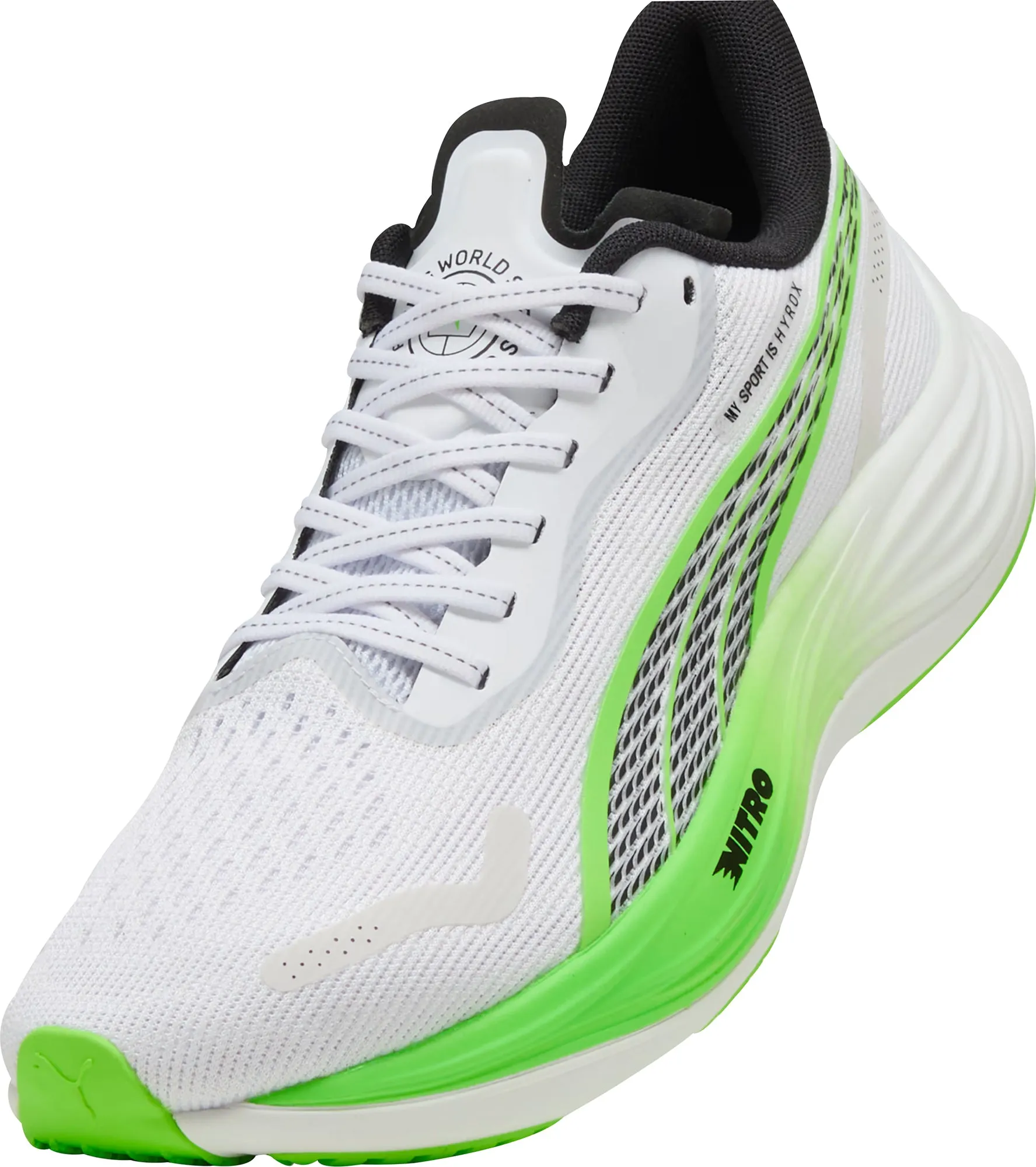 Puma Velocity Nitro 3 HYROX Mens Running Shoes - White