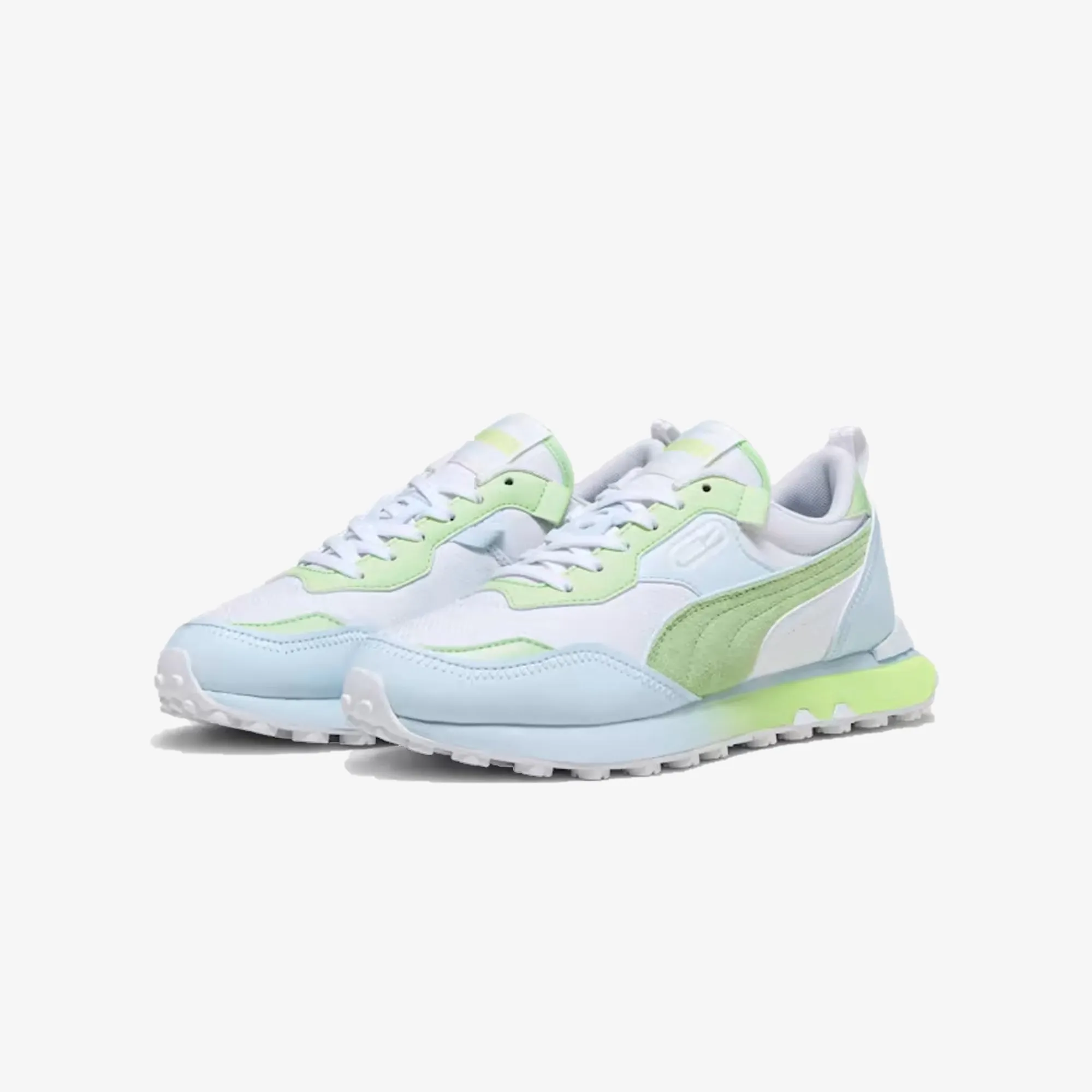 Puma | WMN'S RIDER FV BEACH DAYS  { WHITE/ICE BLUE