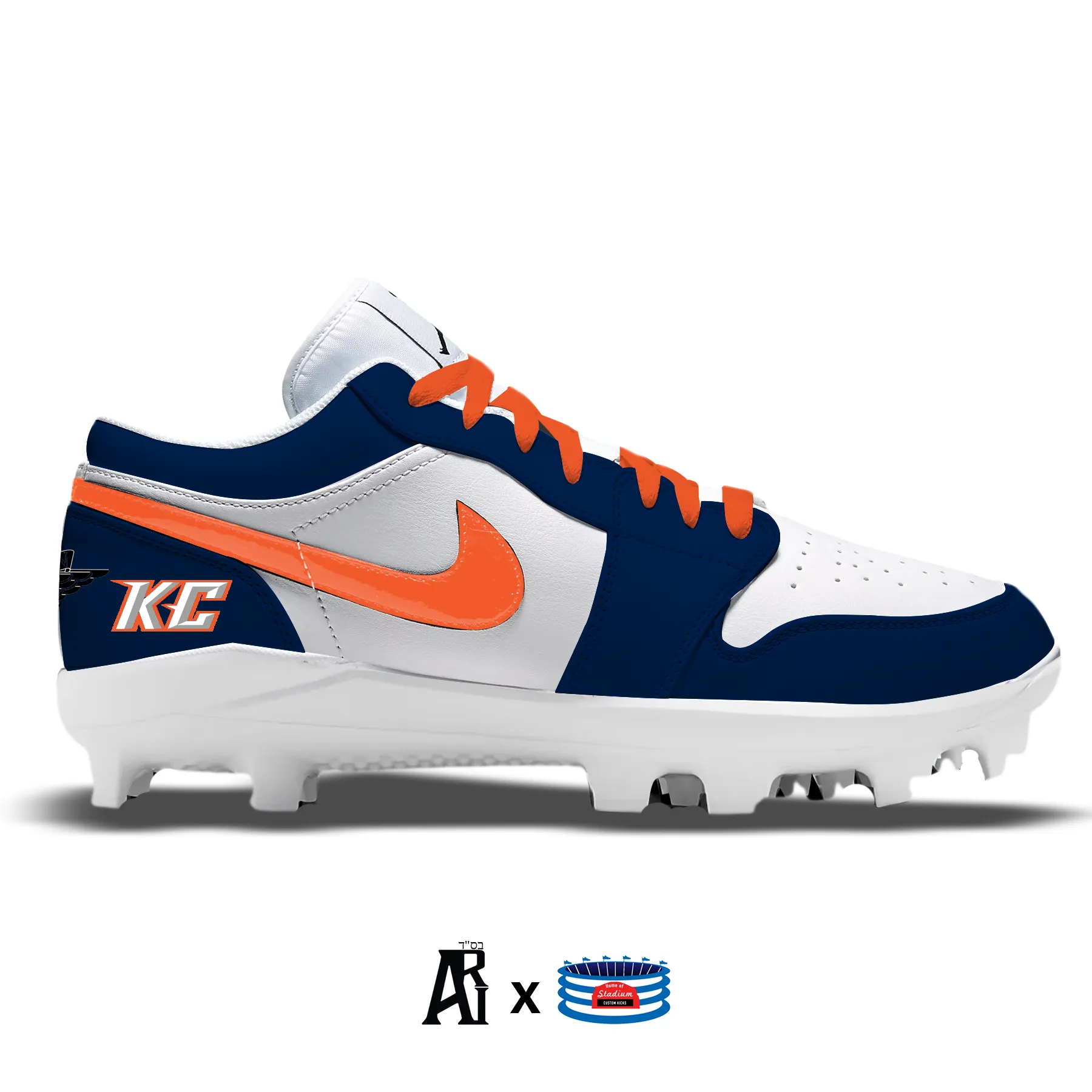 "Keystone College" Jordan 1 Retro Cleats