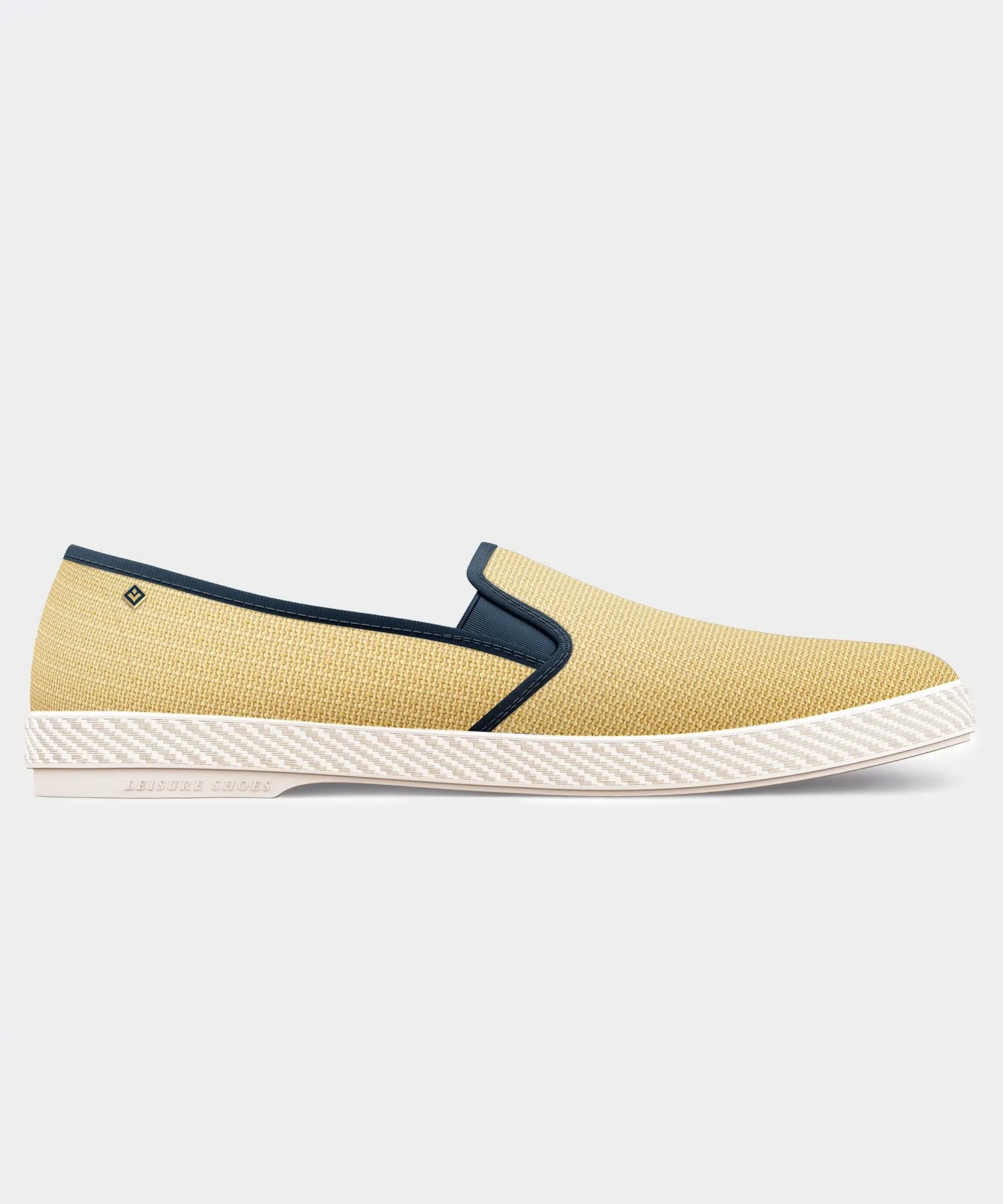 Rivieras Montecristi Raffia Leisure Shoe in Navy