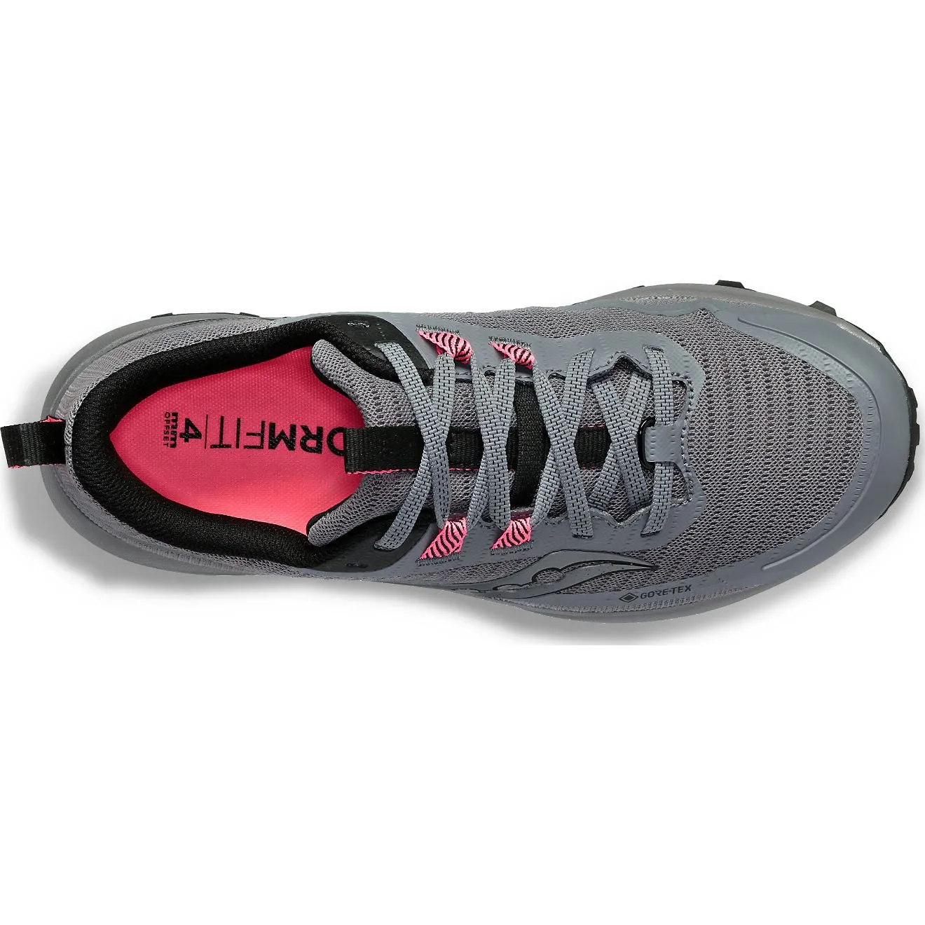 Saucony Peregrine 13 GTX (Womens) - Gravel/Black