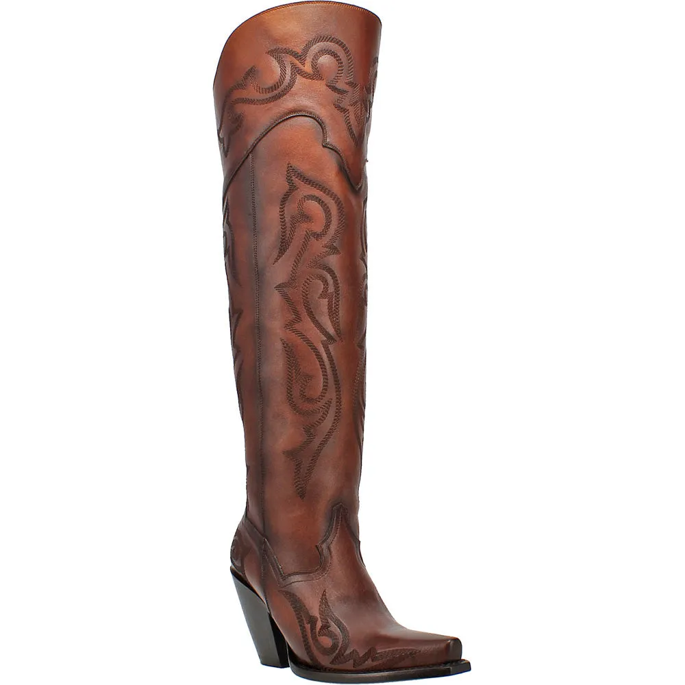 Seductress Snip Toe Embrodered Cowboy Boots