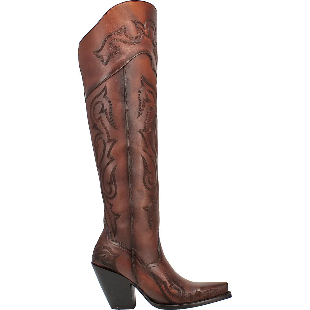 Seductress Snip Toe Embrodered Cowboy Boots