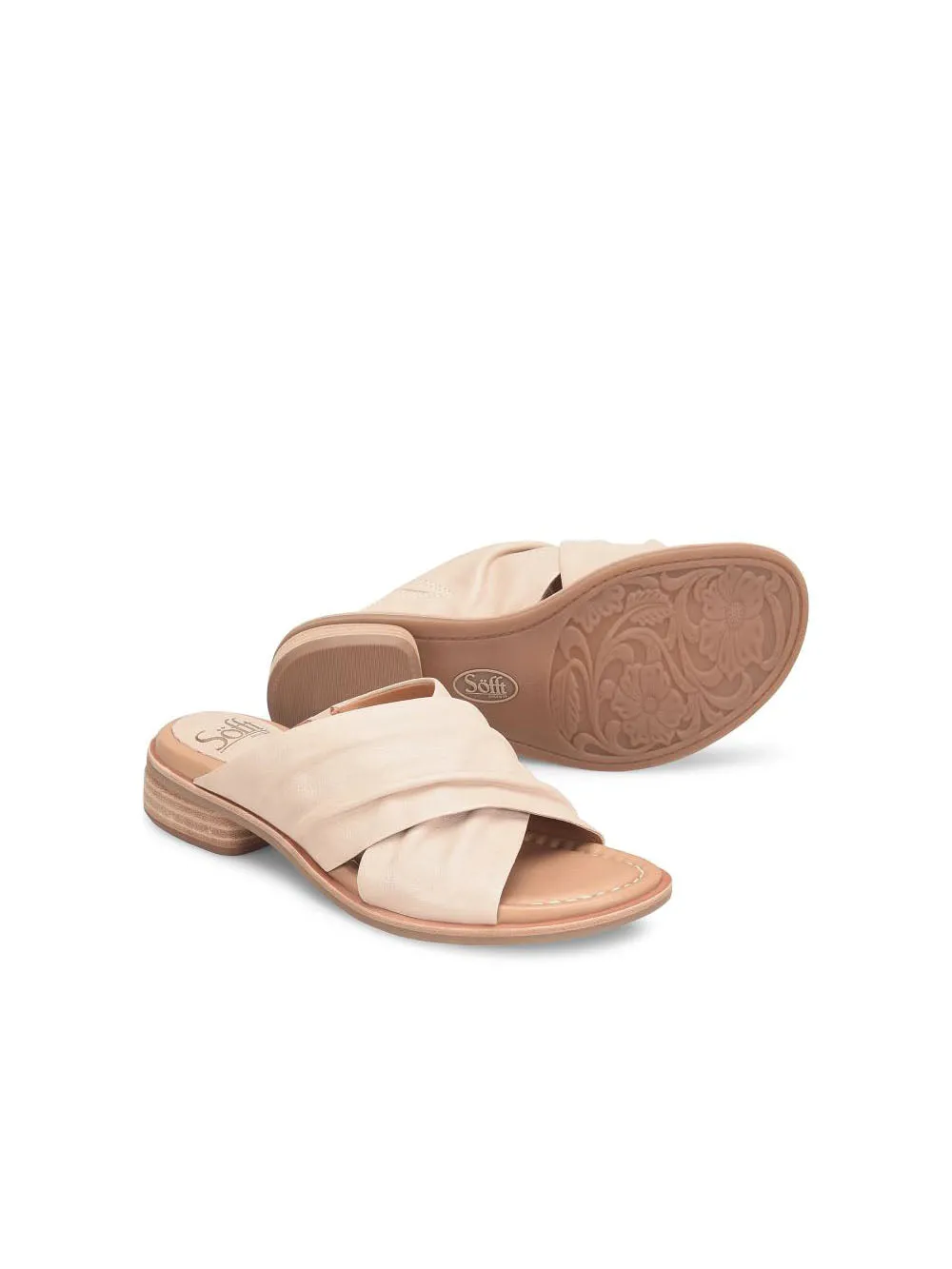 Söfft Fallon Criss-Cross Slide Sandal