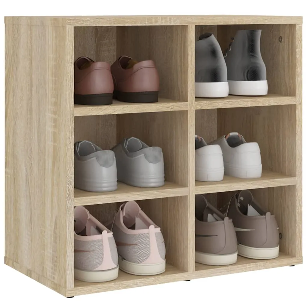 Shoe Cabinet Sonoma Oak 52.5x30x50 cm