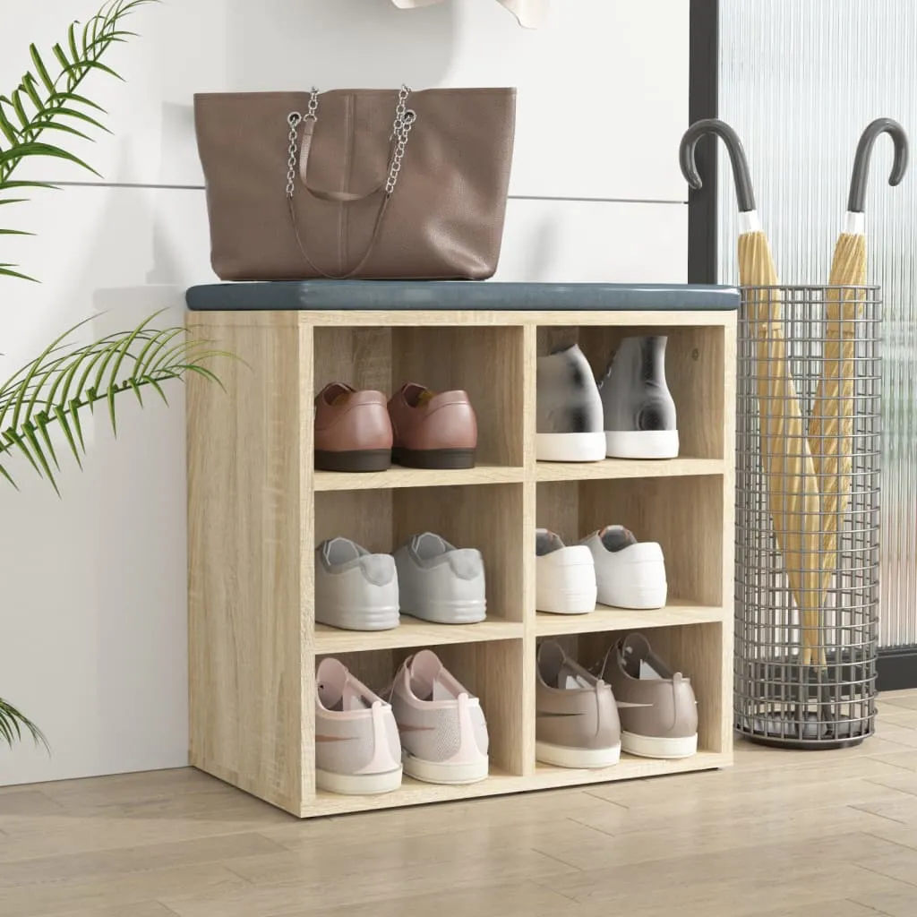 Shoe Cabinet Sonoma Oak 52.5x30x50 cm