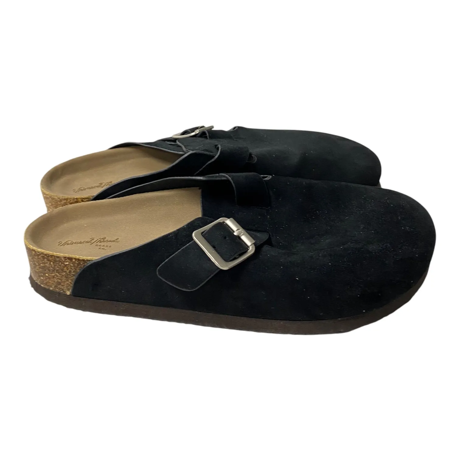 Shoes Flats By Universal Thread In Black, Size:8