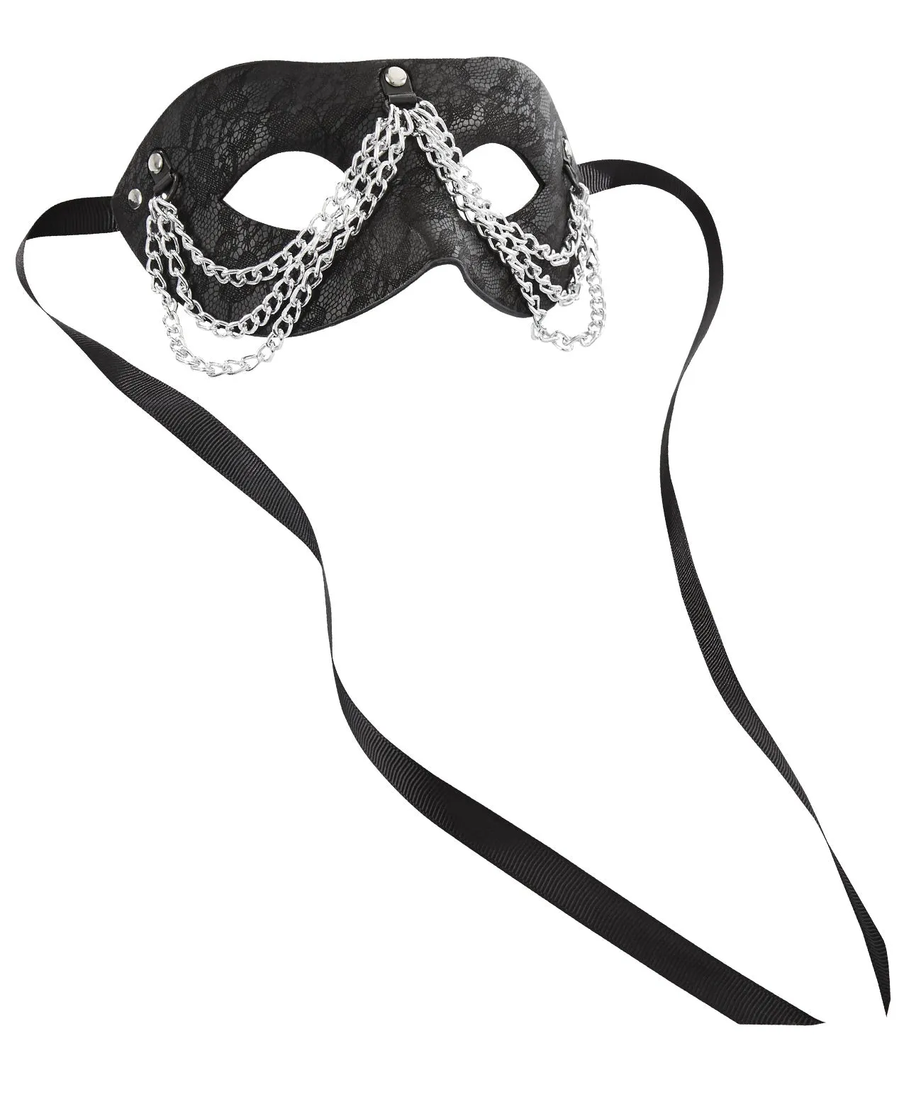 Sincerely Chained Lace Mask