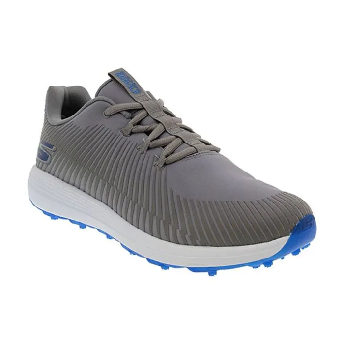 Skechers Men's Max Bolt MD Spikeless Golf Shoes - Grey/Blue