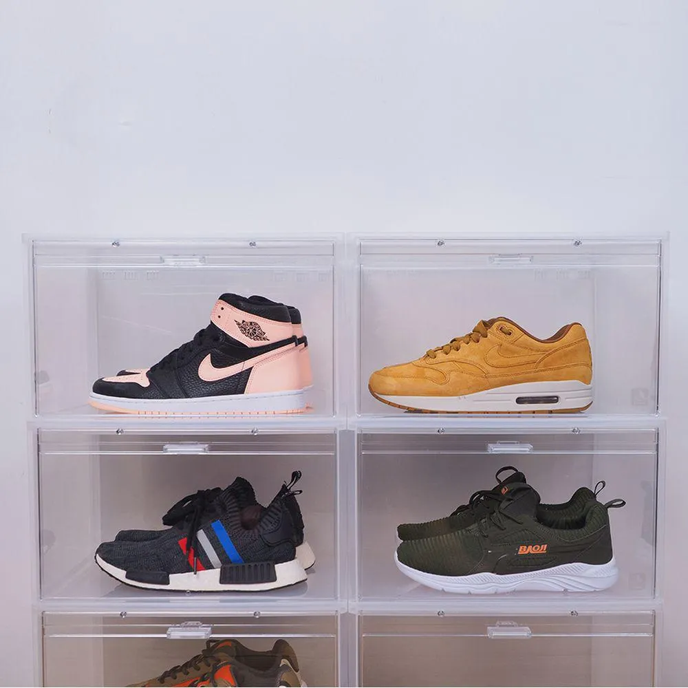 Stackable Shoe Box Clear