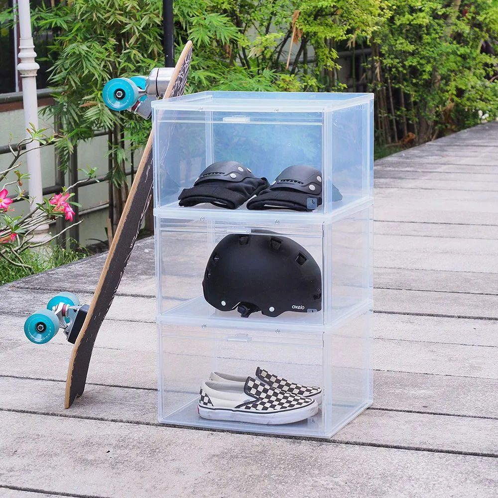 Stackable Shoe Box Clear