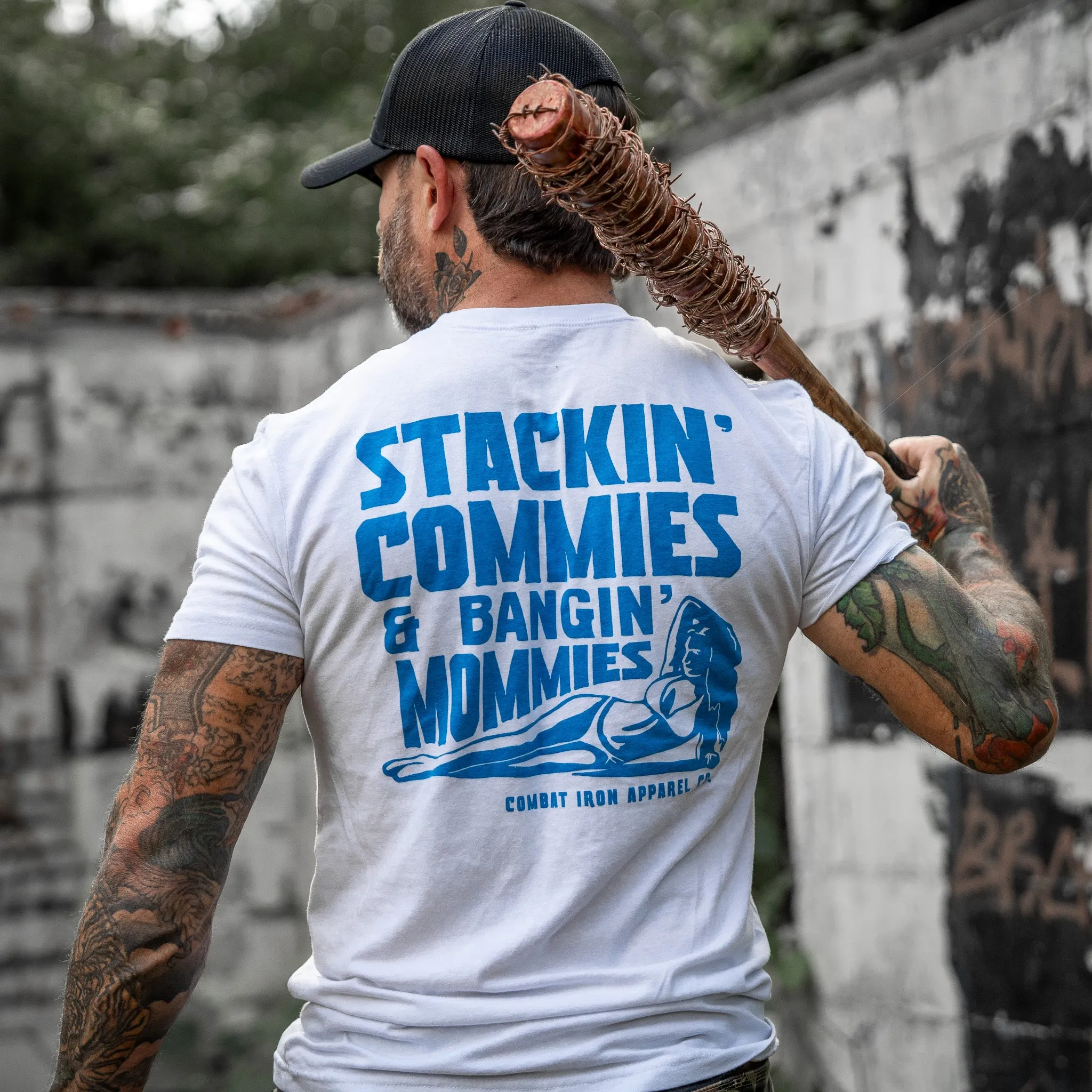 Stackin' Commies and Bangin' Mommies Men's T-Shirt