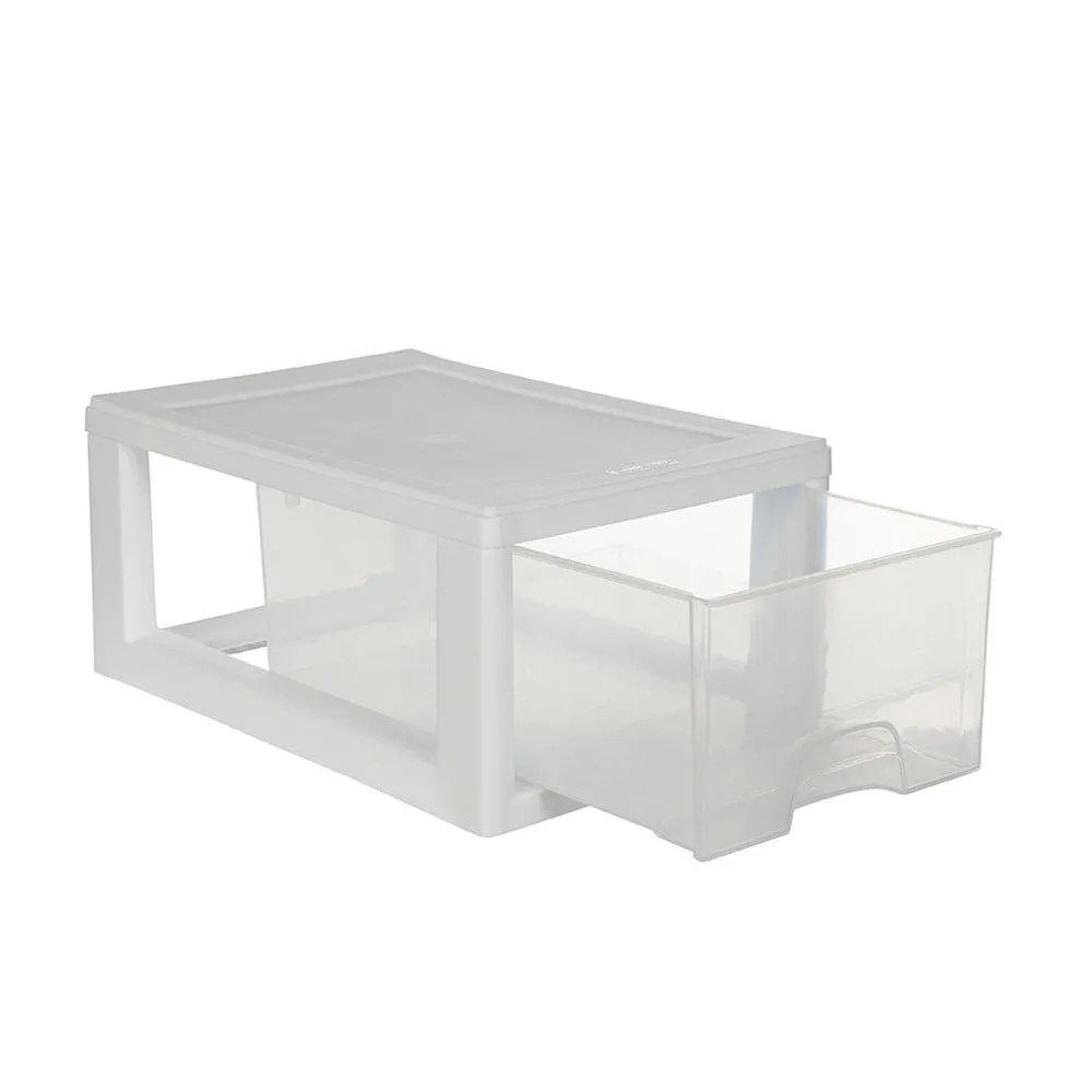 Sterilite Shoe Drawer White