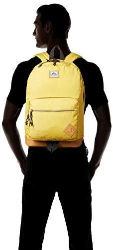 Steve Madden Solid Nylon Classic Sport Backpack, Yellow