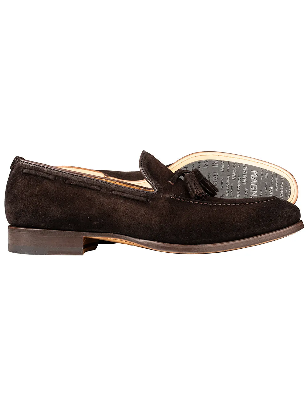 Suede Tassel Loafer Marron