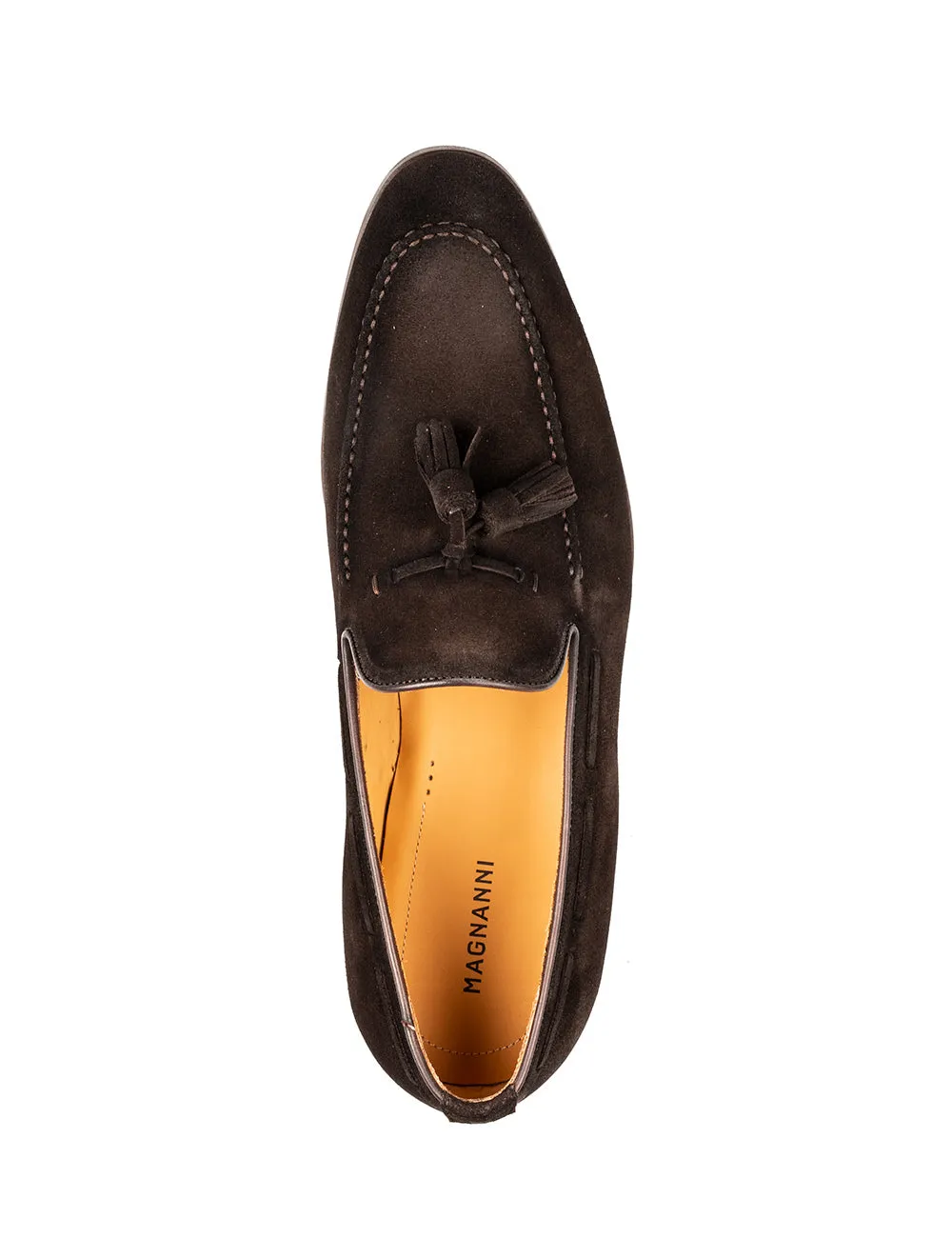 Suede Tassel Loafer Marron