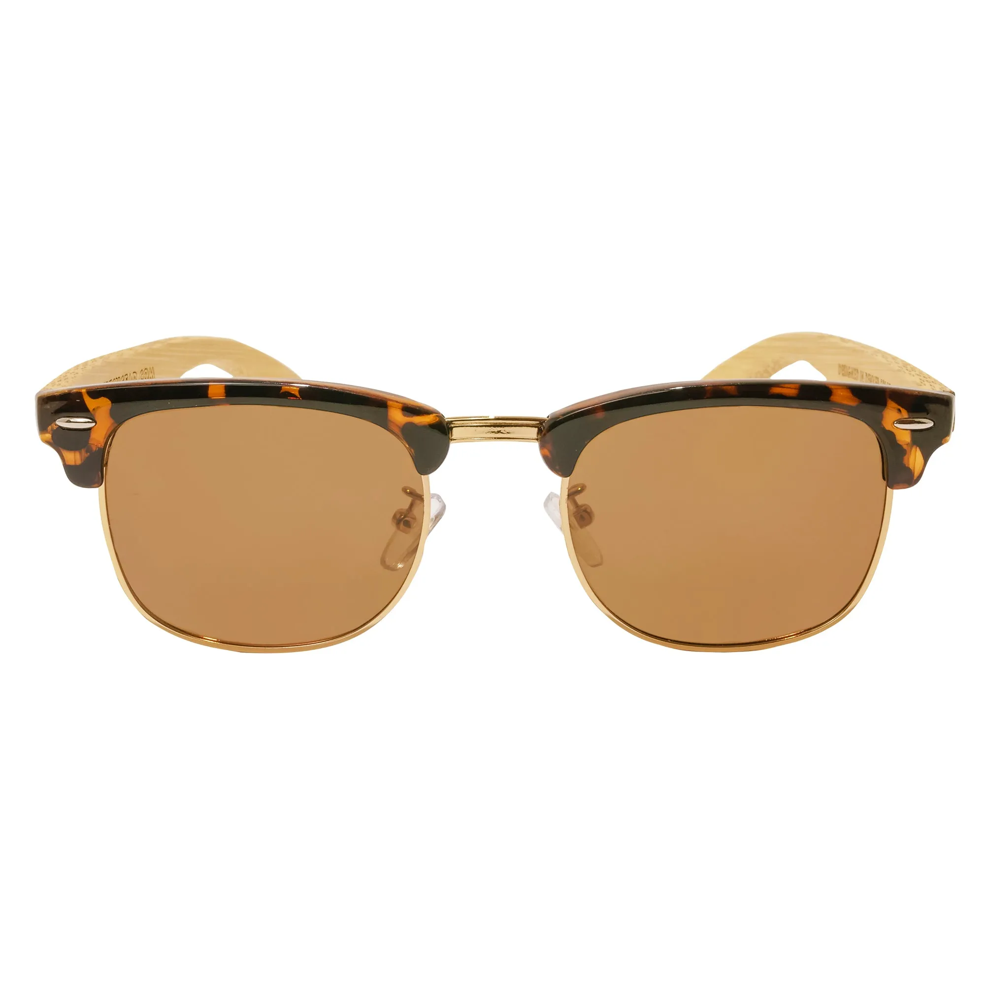 Sunny Sides Tortoise - Wood Shades