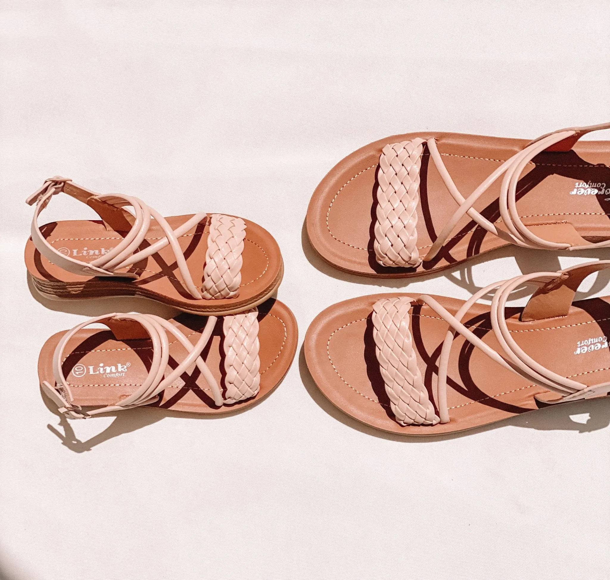 Tamy Tan Comfort Ankle Mommy and Me Matching Sandals