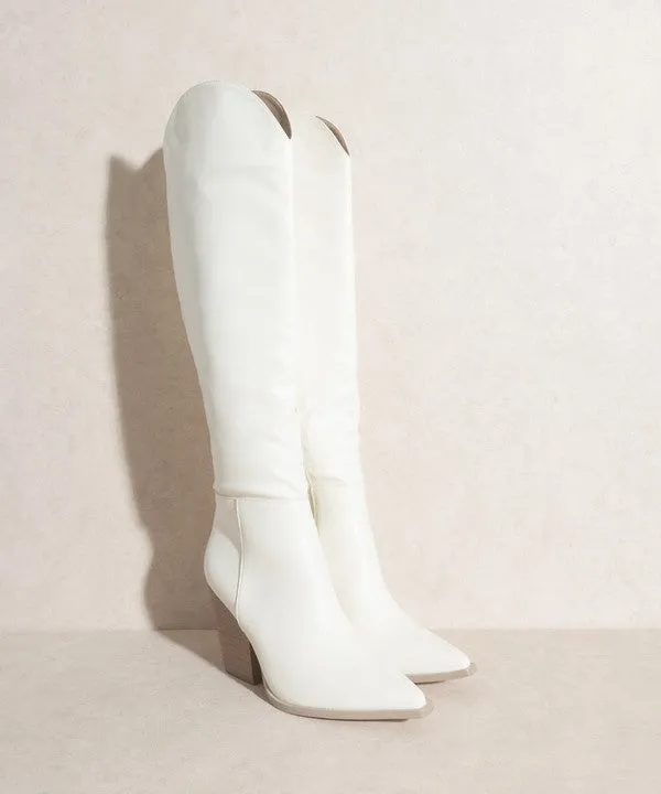 TEEK - Clara - Knee-High Western Boots