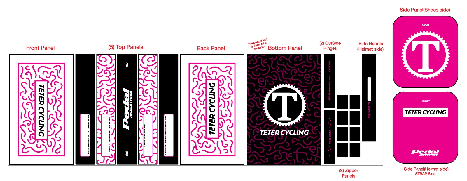 Teter Cycling 2023 CYCLING  RACEDAY BAG™