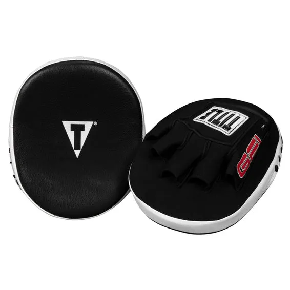 TITLE GEL TECH 2.0 MUAY THAI BOXING MMA PUNCHING FOCUS MITTS PADS Black