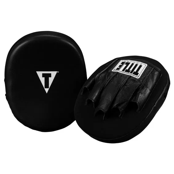 TITLE RAZOR 2.0 MUAY THAI BOXING MMA PUNCHING FOCUS MITTS PADS Black