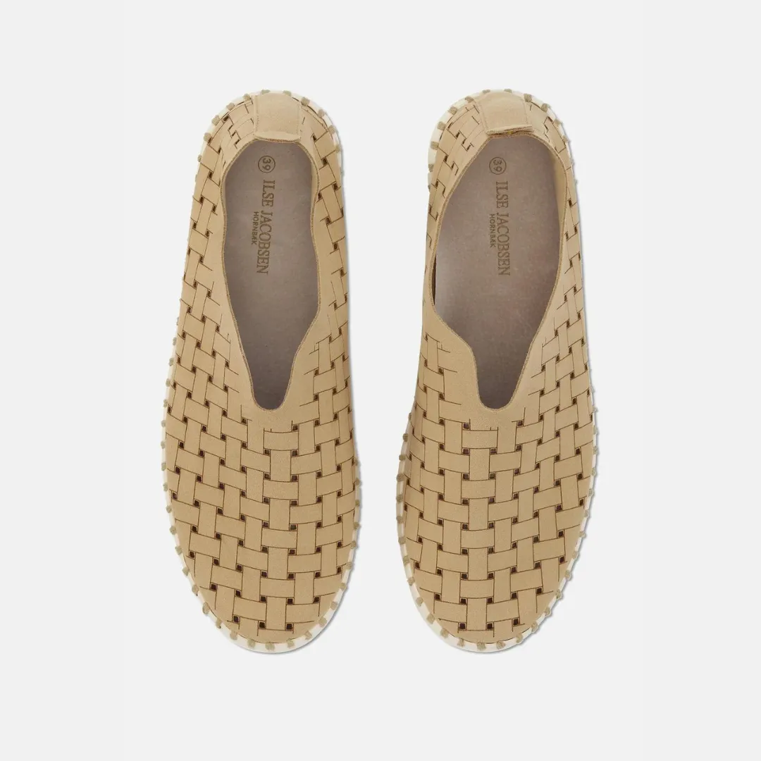 Tulip Criss-Cross Slip On - Latte