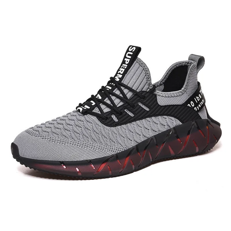 Unisex Large Size Flying Woven Sports Running Shoes