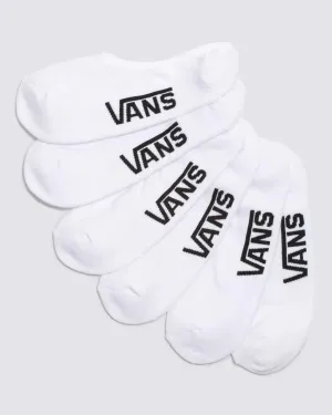 Vans Classic Super No Show Socks Size 6.5-9 3 Pack White