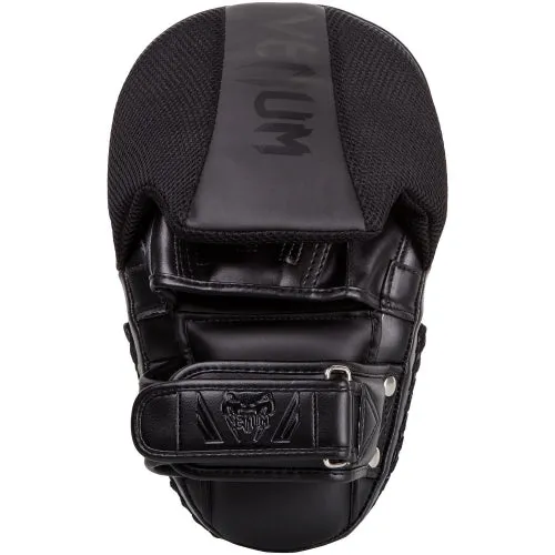 VENUM-03050-114 ELITE BIG FOCUS MUAY THAI BOXING MMA PUNCHING FOCUS MITTS PADS Black Black