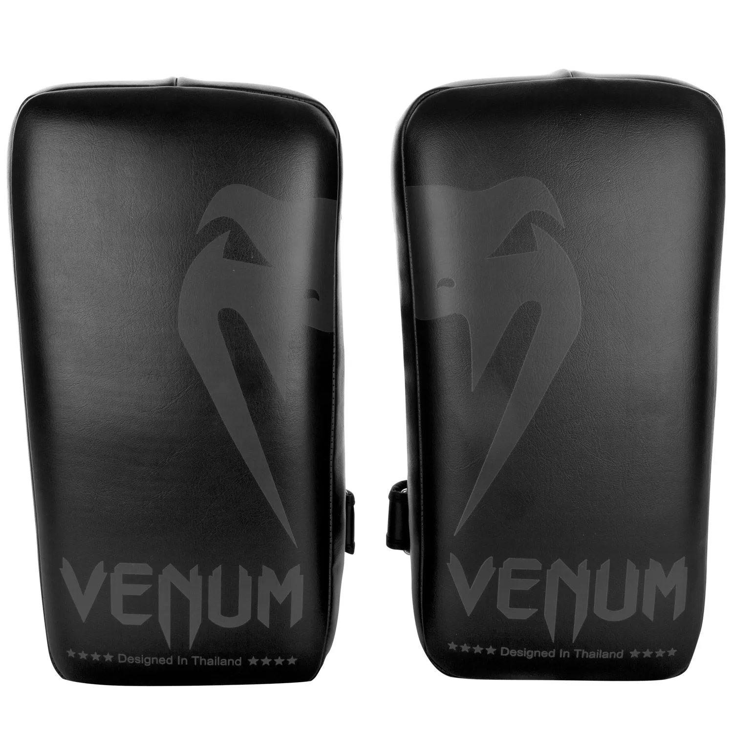 VENUM-1120-114 Giant MUAY THAI BOXING MMA KICK PADS Black Black