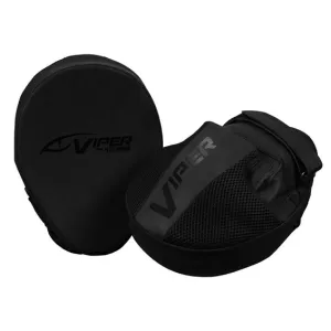 VIPER by TITLE ELEMENTAL MUAY THAI BOXING MMA PUNCHING FOCUS MITTS PADS Black