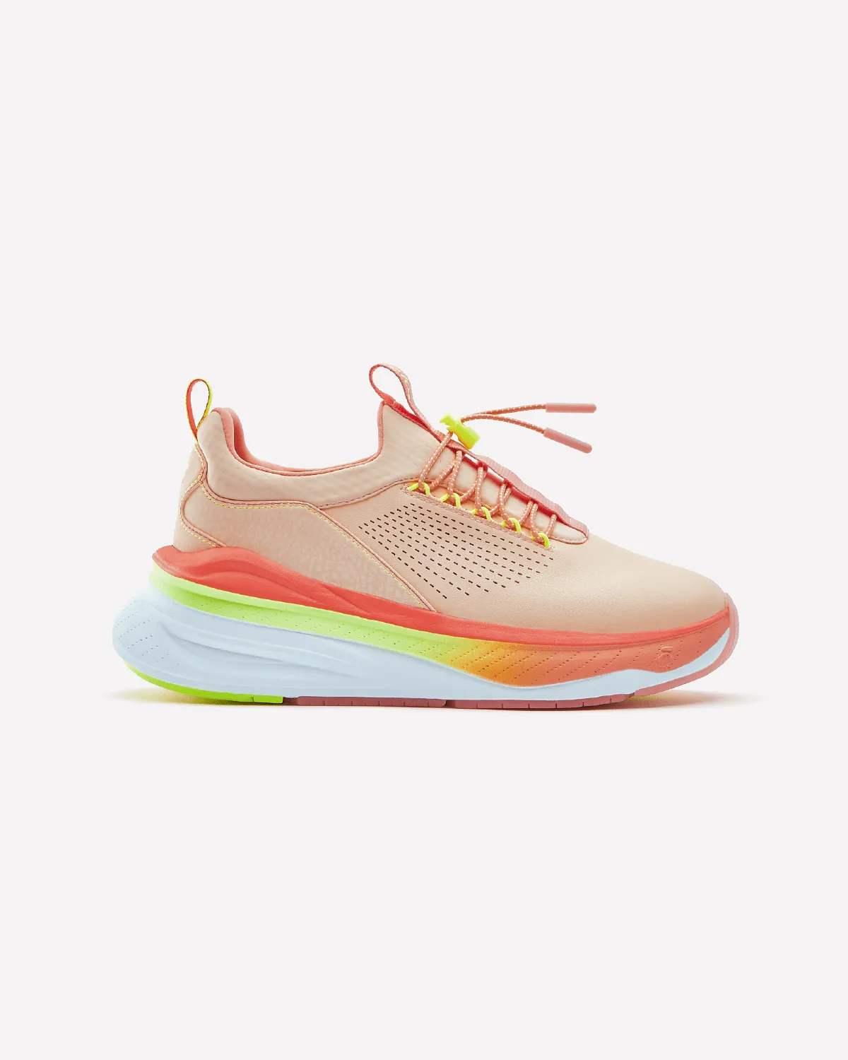 Women's Forte - Peach / Neon Yellow