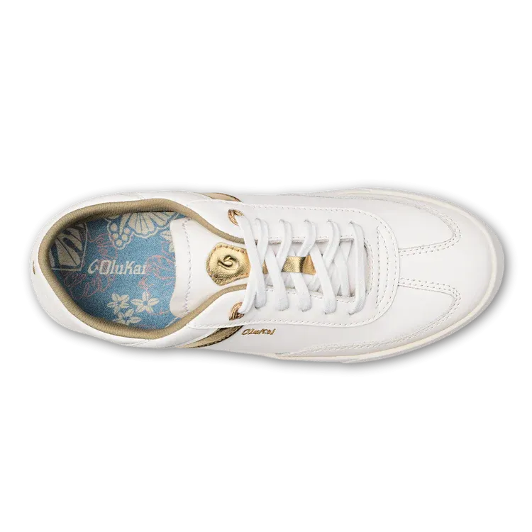 WOMEN'S OLUKAI HA'UPU SNEAKER | WHITE / WHITE