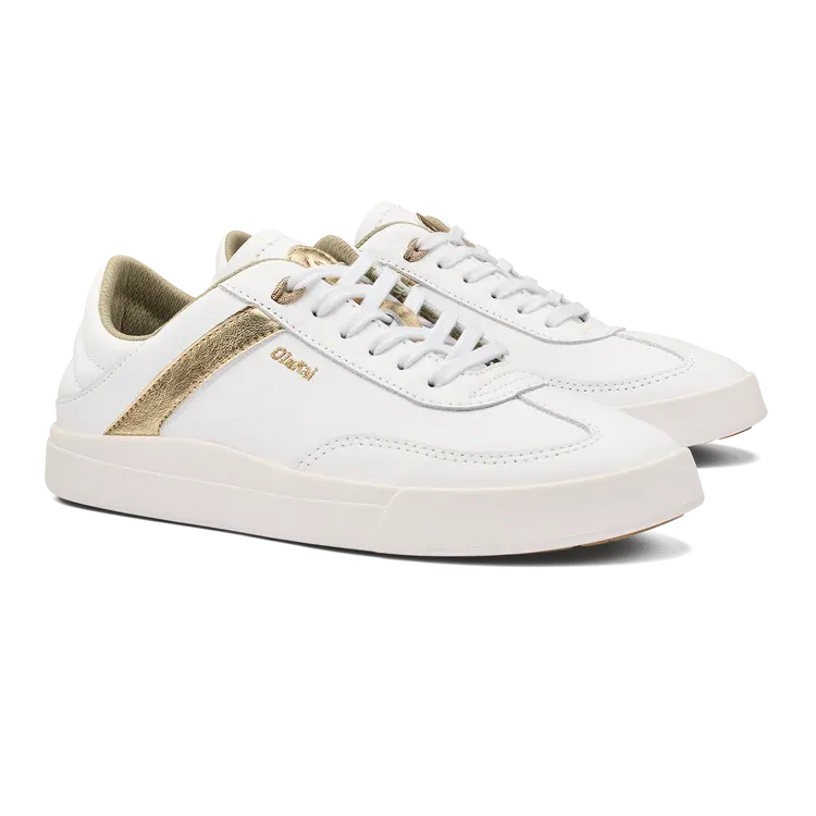 WOMEN'S OLUKAI HA'UPU SNEAKER | WHITE / WHITE