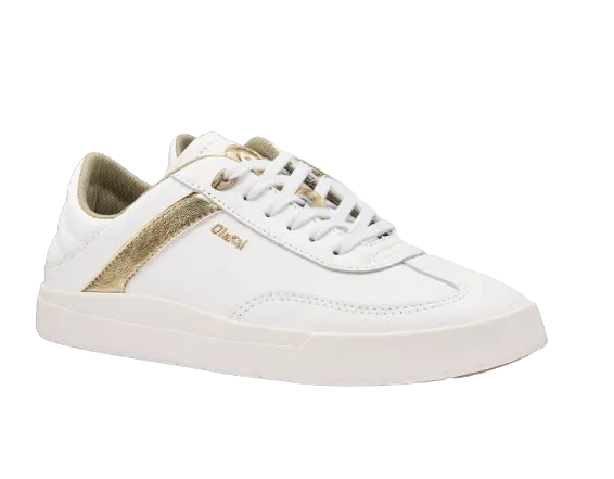 WOMEN'S OLUKAI HA'UPU SNEAKER | WHITE / WHITE