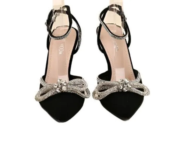 Womens Shoes Style No. Freya-5 Double Bow Heels