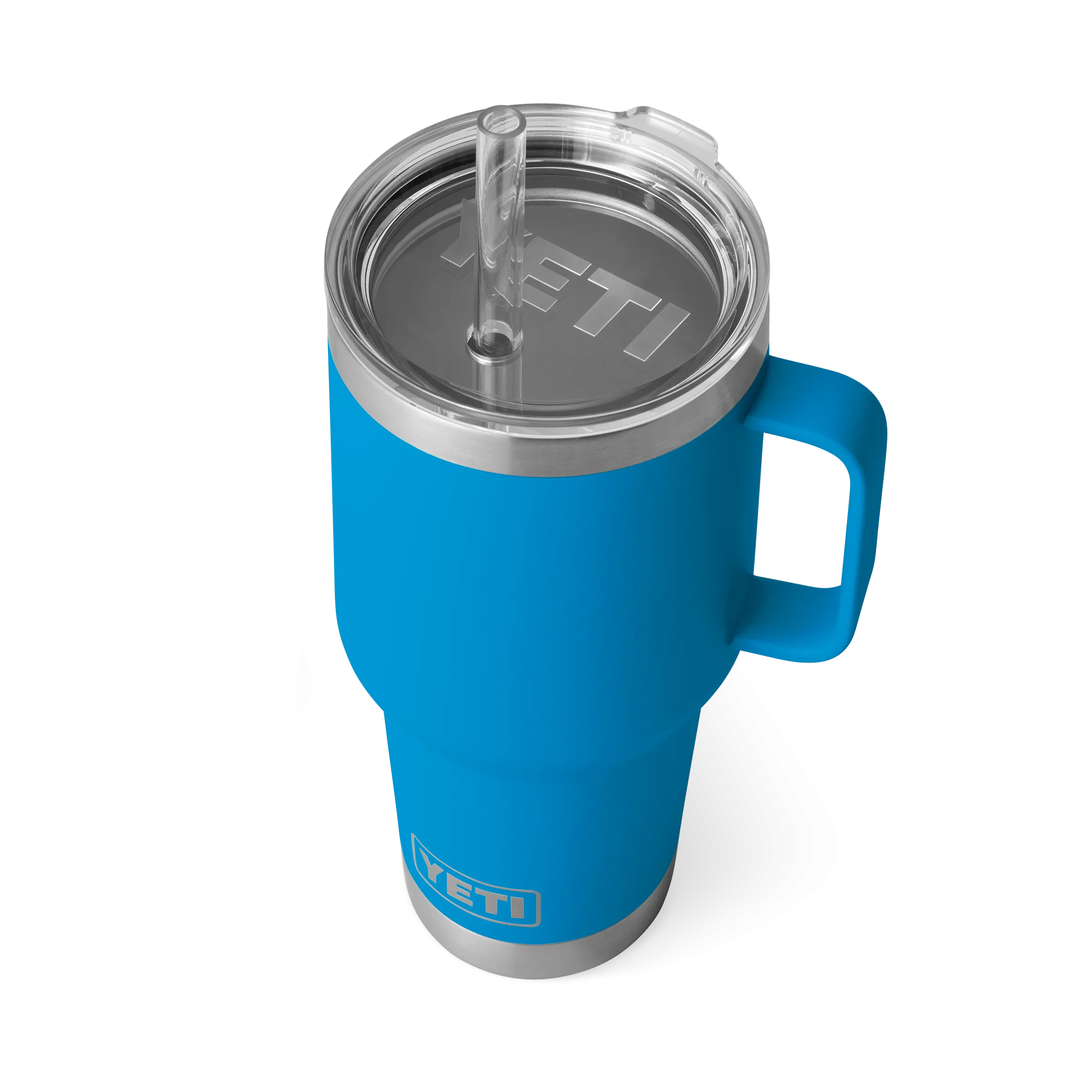 Yeti Rambler 35oz Mug With Straw Lid - Big Wave Blue