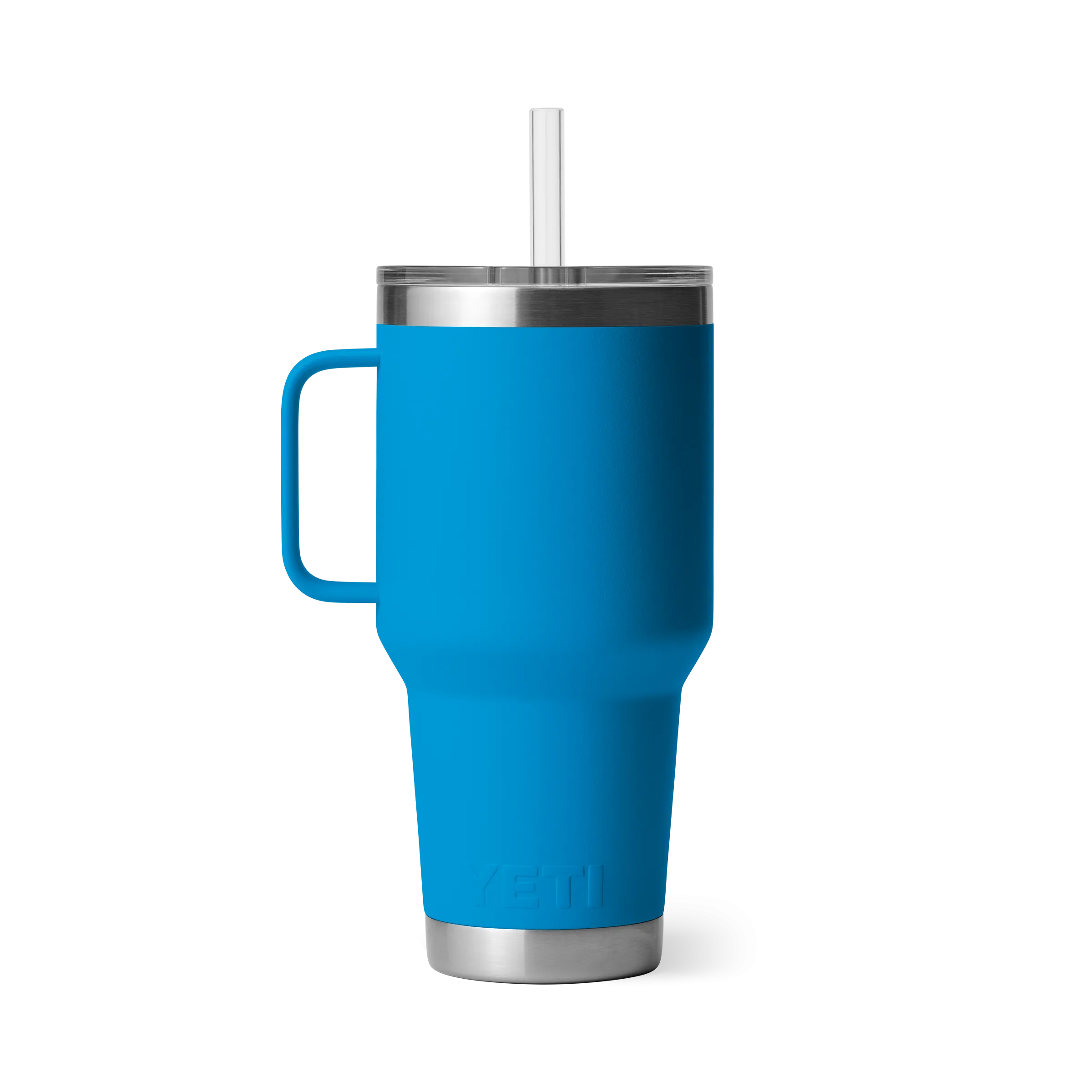 Yeti Rambler 35oz Mug With Straw Lid - Big Wave Blue