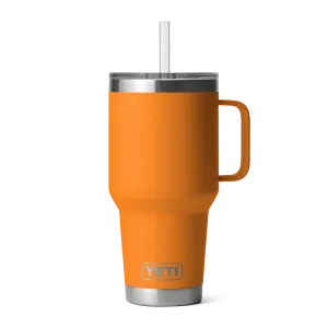 Yeti Rambler 35oz Mug With Straw Lid - King Crab Orange