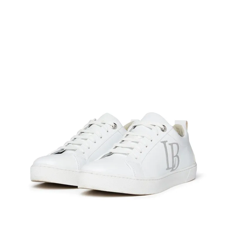 Zen LB White Apple Leather Sneakers Women